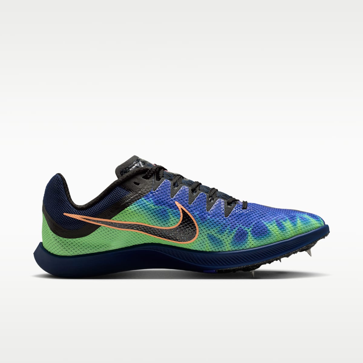 Nike Zoom Rival Distance Glam Track & Field Distance Spikes - Dark Obsidian/Indigo Burst/Green/Black - Image 3
