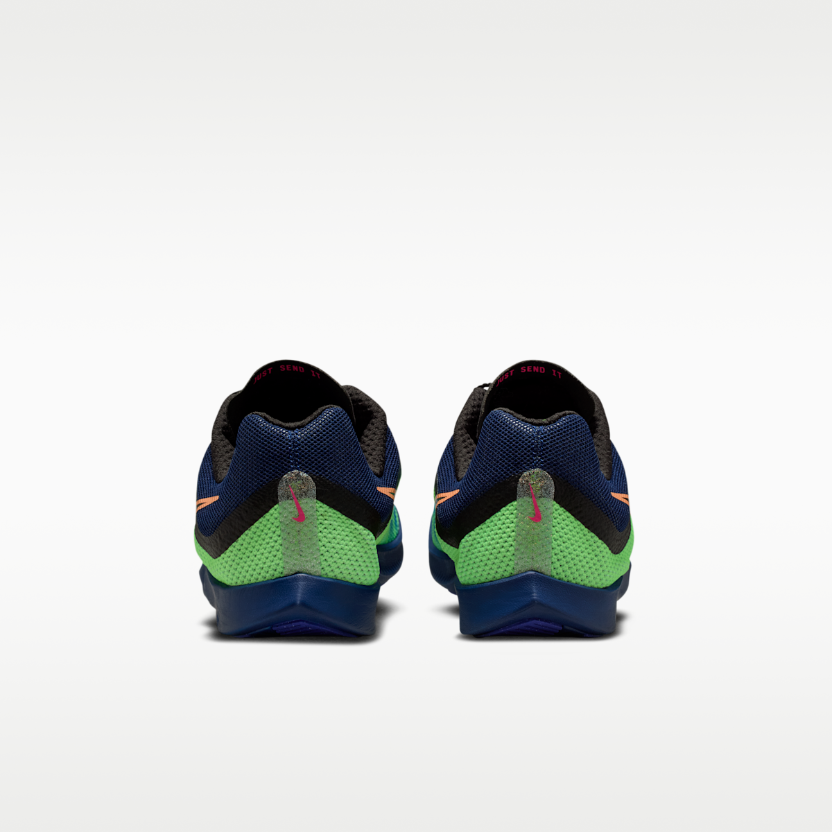 Women's Nike Zoom Rival Distance Glam Track & Field Distance Spikes - Dark Obsidian/Indigo Burst/Green/Black