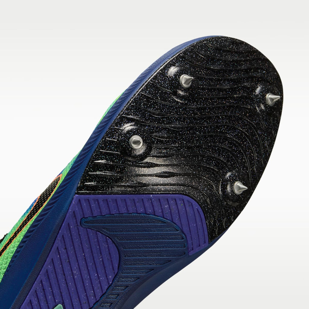 Nike Zoom Rival Distance Glam Track & Field Distance Spikes - Dark Obsidian/Indigo Burst/Green/Black - Image 7