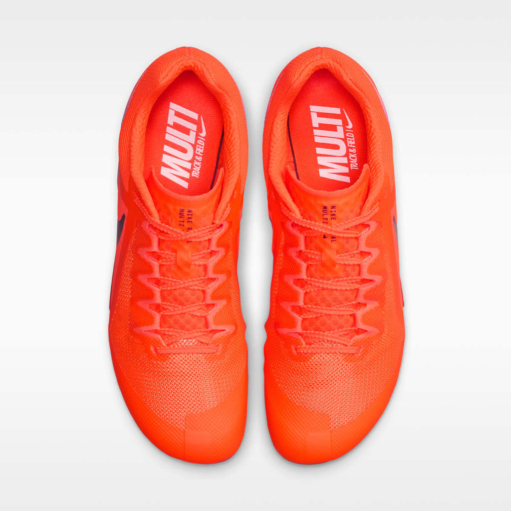 Nike Zoom Rival Multi Track & Field Multi-Event Spikes - Hyper Crimson/Pink Spell/Hyper Orange/Bordeaux - Image 4