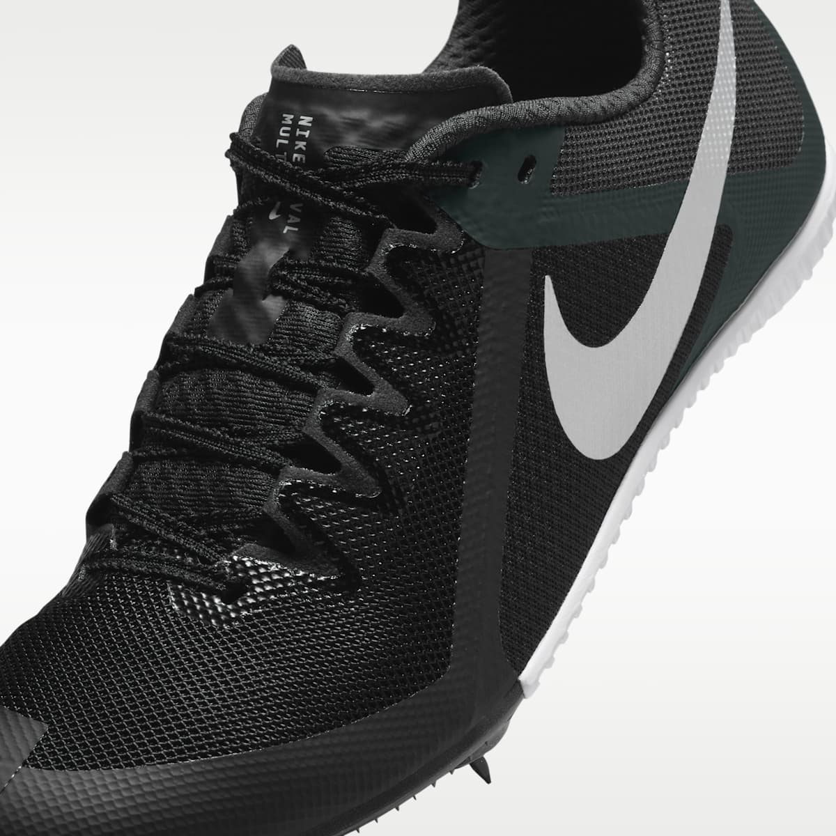 Nike Zoom Rival Multi Track & Field Multi-Event Spikes - Black/Black/Metallic Silver - Image 8