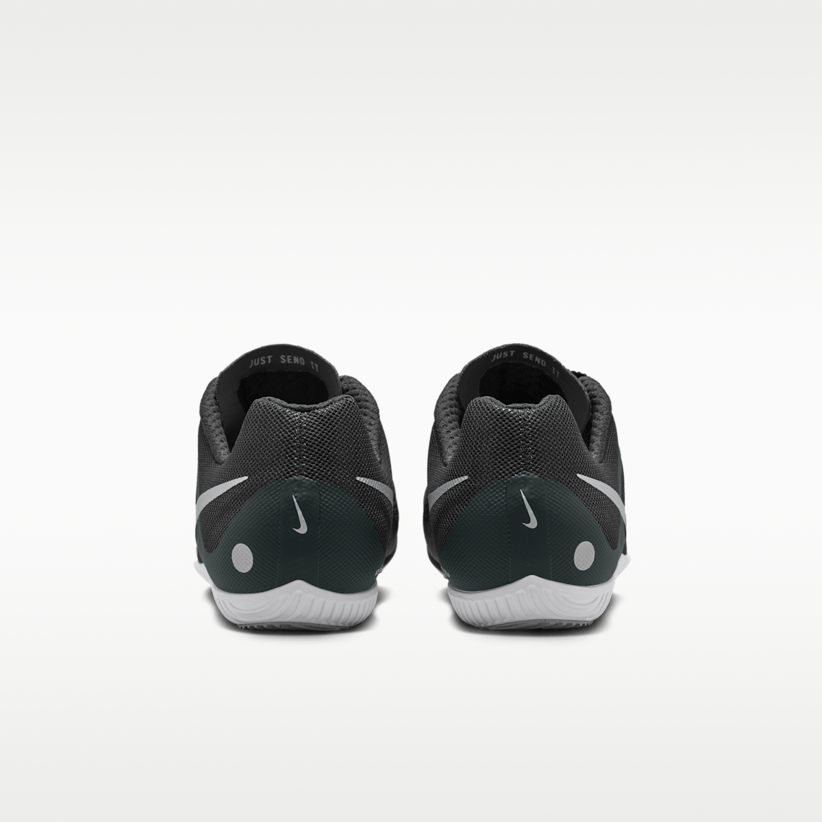 Women's Nike Zoom Rival Multi Track & Field Multi-Event Spikes - Black/Black/Metallic Silver