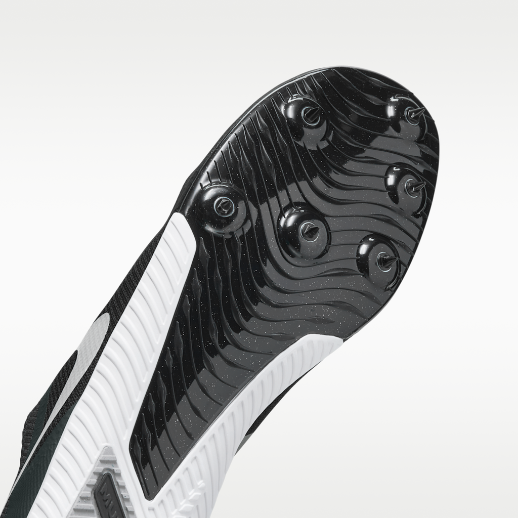 Women's Nike Zoom Rival Multi Track & Field Multi-Event Spikes - Black/Black/Metallic Silver