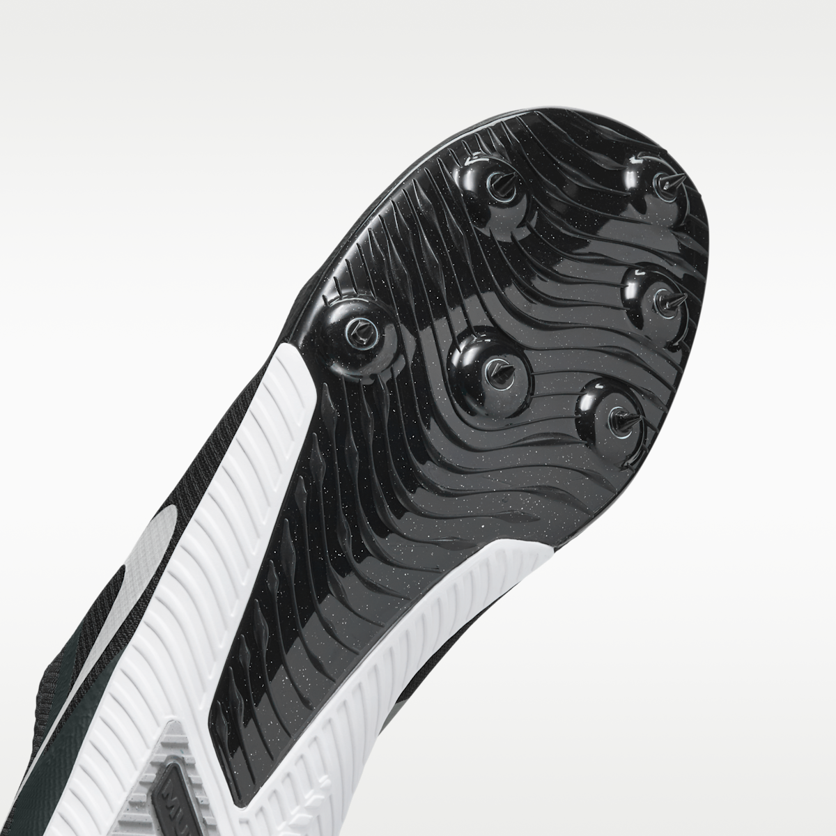 Women's Nike Zoom Rival Multi Track & Field Multi-Event Spikes - Black/Black/Metallic Silver