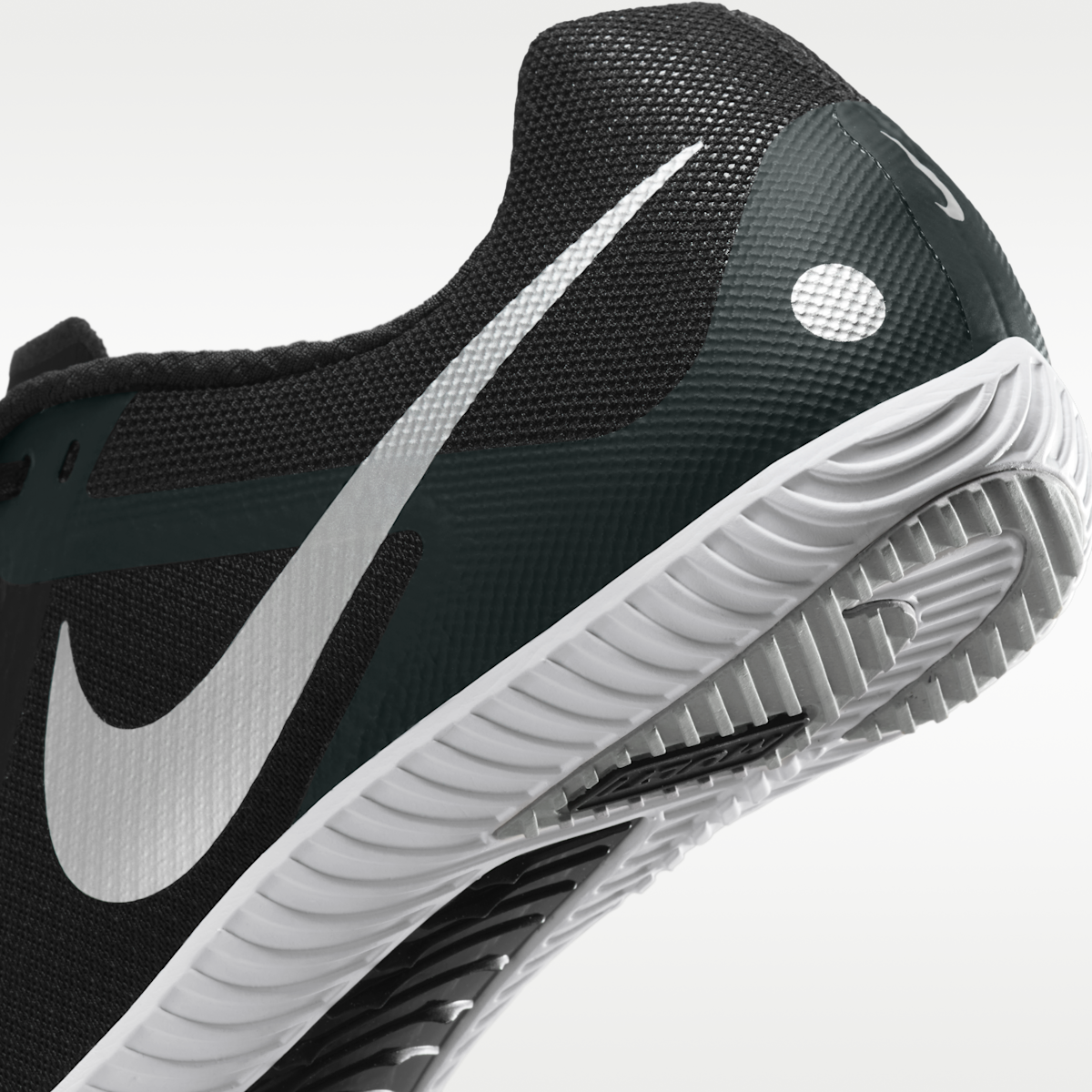 Women's Nike Zoom Rival Multi Track & Field Multi-Event Spikes - Black/Black/Metallic Silver