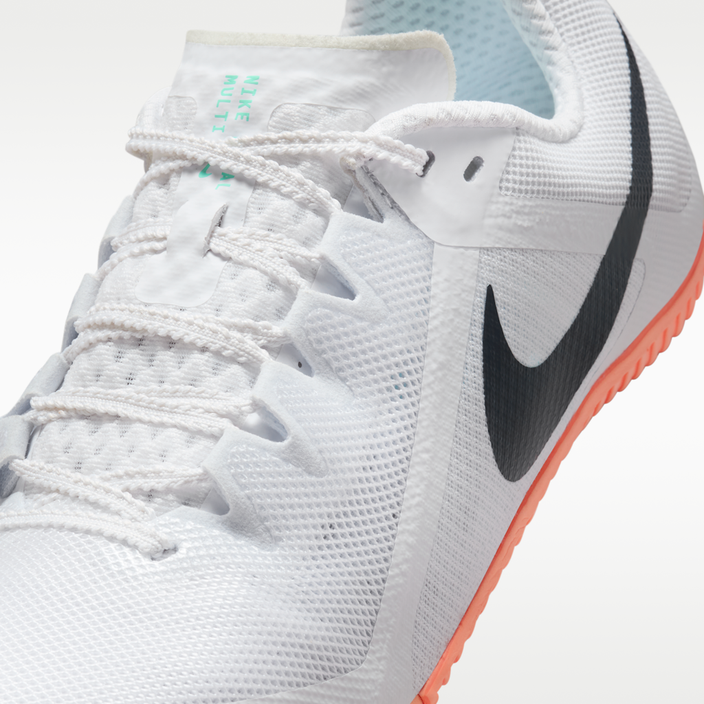 Women's Nike Zoom Rival Multi Track & Field Multi-Event Spikes - White/Bright Crimson/Hyper Violet/Obsidian