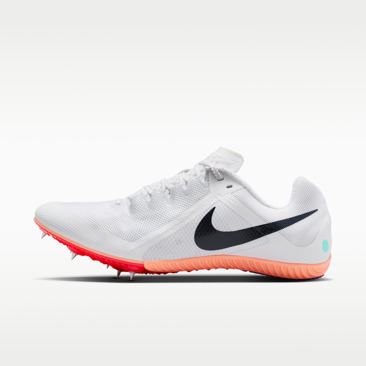 Women's Nike Zoom Rival Multi Track & Field Multi-Event Spikes - White/Bright Crimson/Hyper Violet/Obsidian