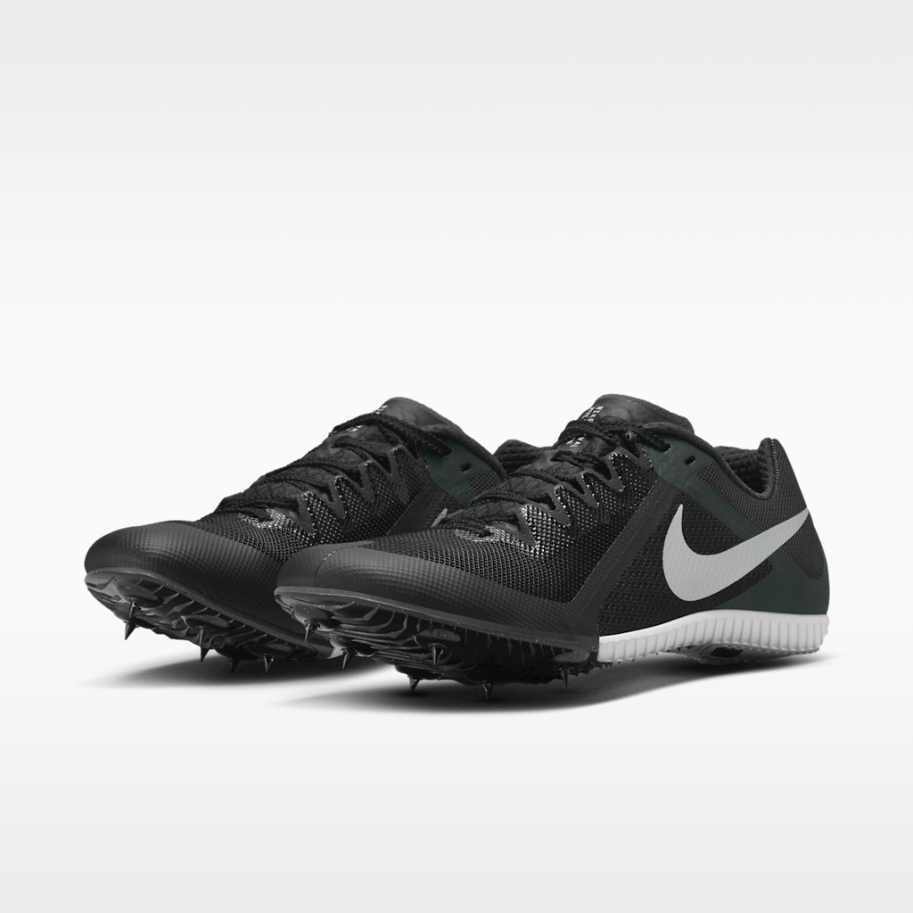 Women's Nike Zoom Rival Multi Track & Field Multi-Event Spikes - Black/Black/Metallic Silver