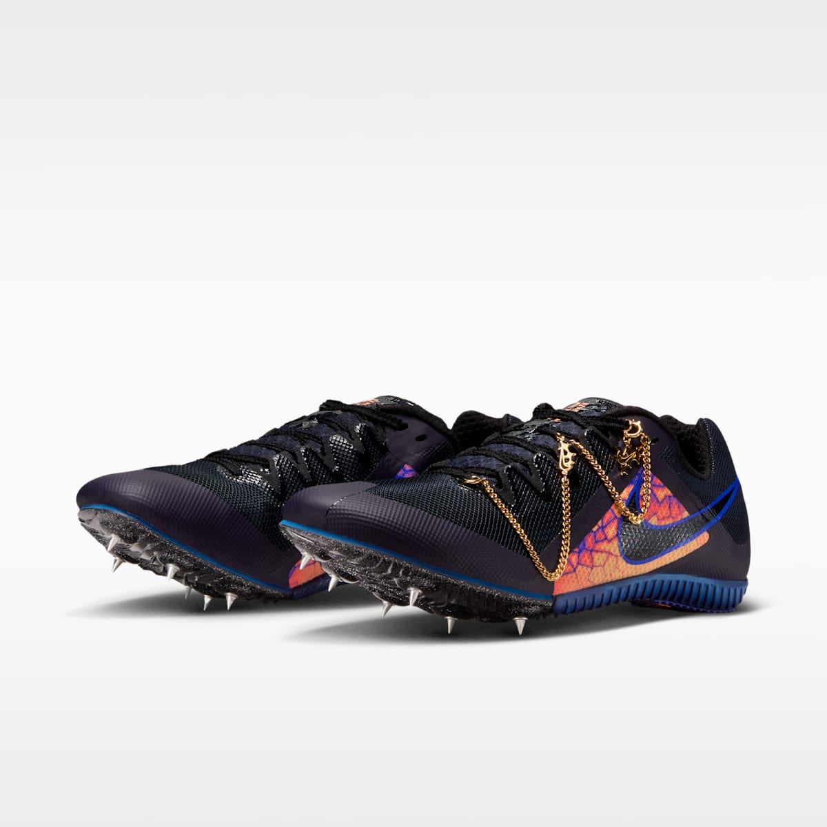 Nike Zoom Rival Multi Glam Track & Field Multi-Event Spikes - Dark Obsidian/Orange Pulse/Indigo Burst/Black - Image 5