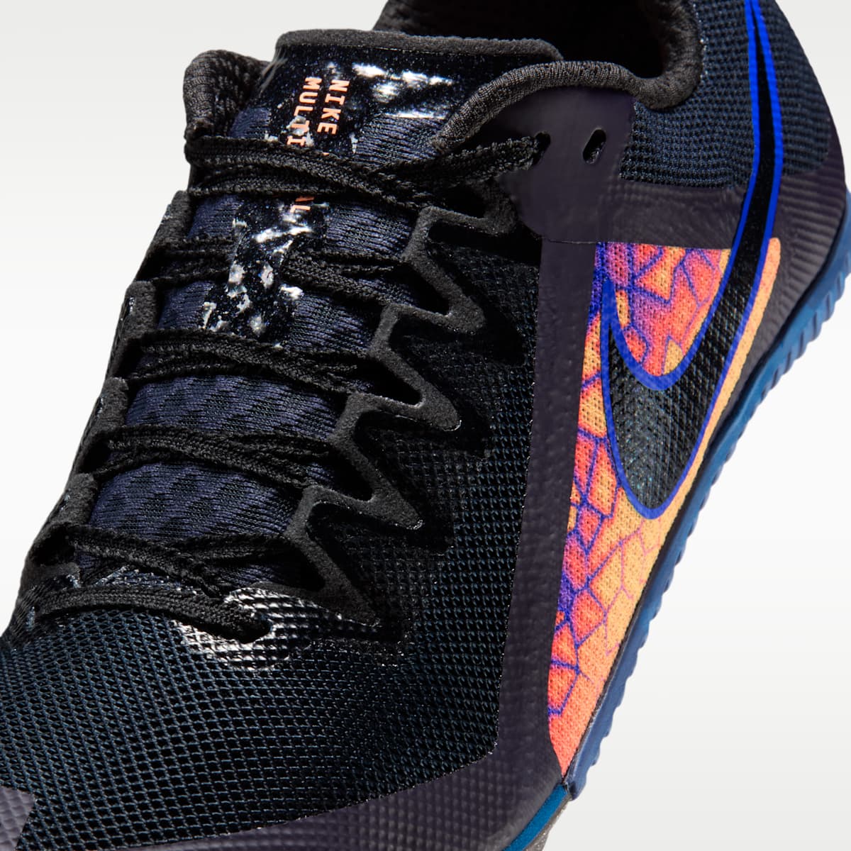 Nike Zoom Rival Multi Glam Track & Field Multi-Event Spikes - Dark Obsidian/Orange Pulse/Indigo Burst/Black - Image 7