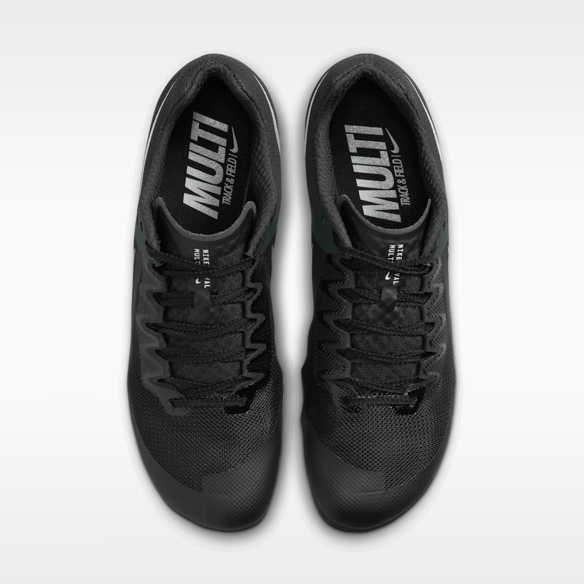 Nike Zoom Rival Multi Track & Field Multi-Event Spikes - Black/Black/Metallic Silver - Image 4