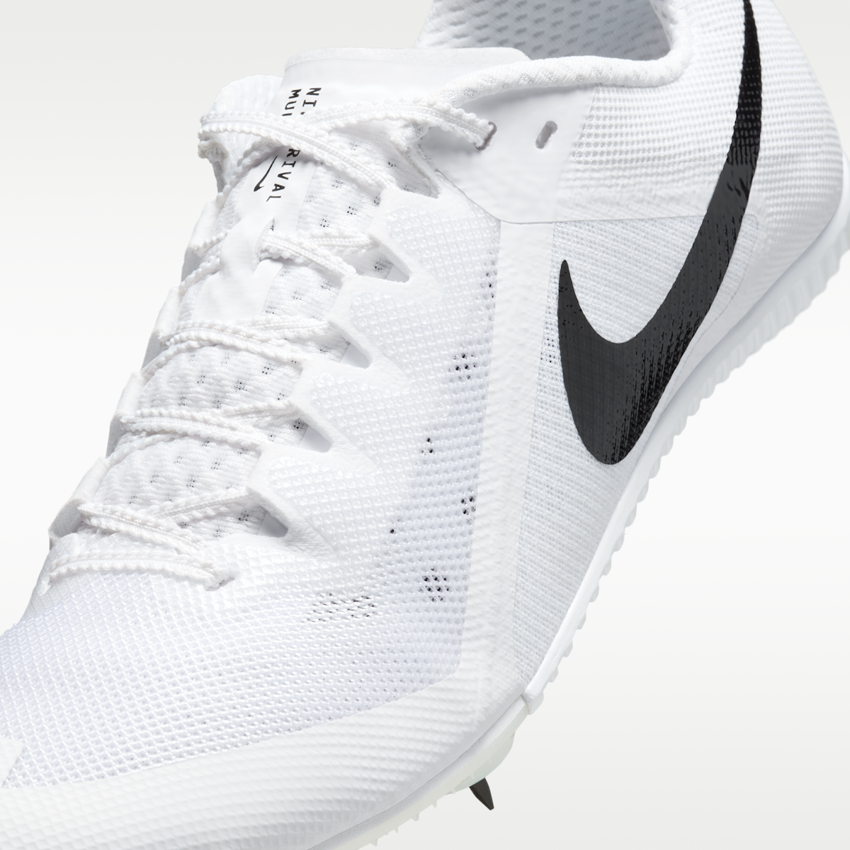 Women's Nike Zoom Rival Multi Track & Field Multi-Event Spikes - White/Metallic Silver/Black