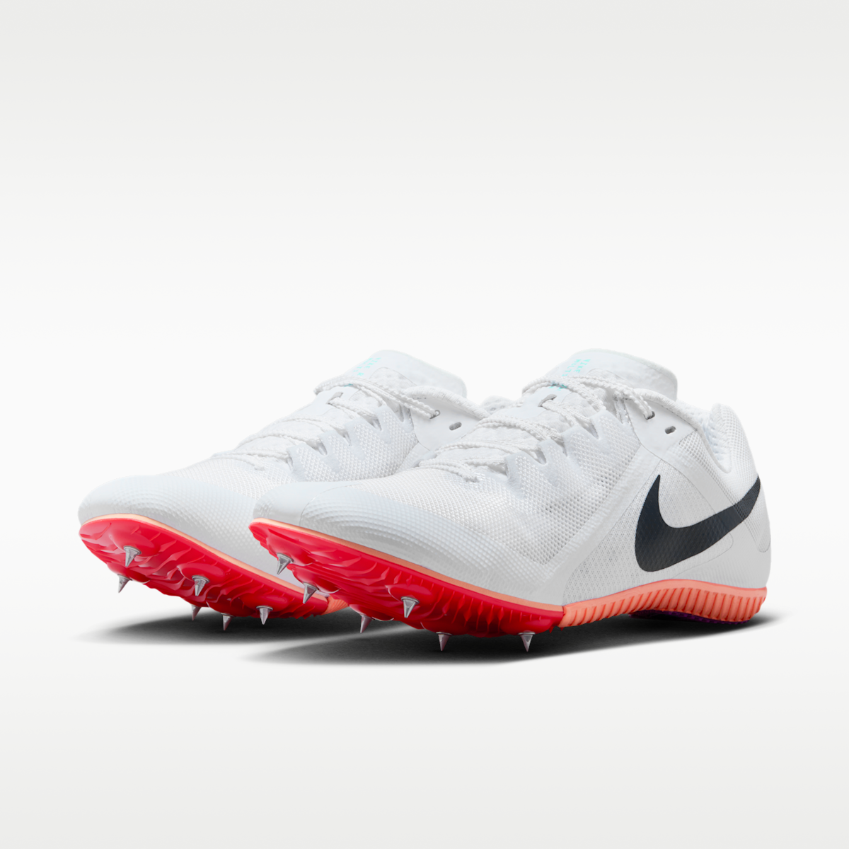 Women's Nike Zoom Rival Multi Track & Field Multi-Event Spikes - White/Bright Crimson/Hyper Violet/Obsidian
