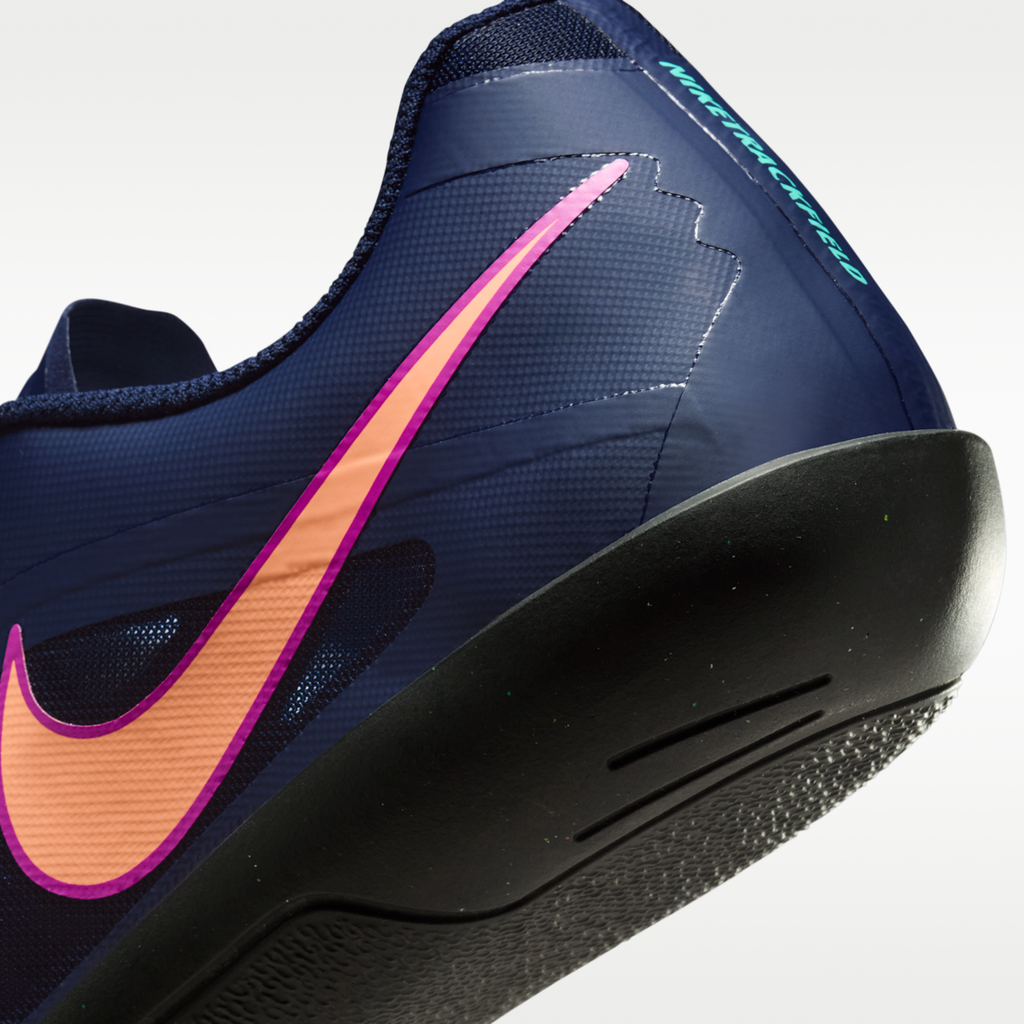 Women's Nike Zoom Rival SD 2 Track & Field Throwing Shoes - Obsidian/Hyper Violet/Hyper Turquoise/Orange Pulse