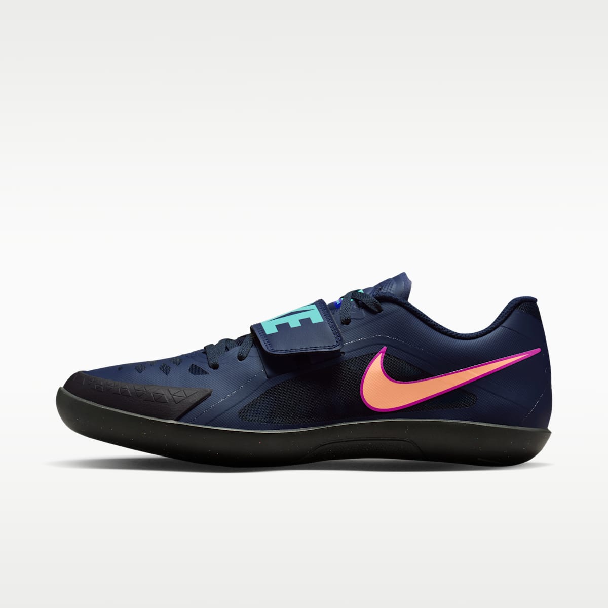 Nike Zoom Rival SD 2 Track & Field Throwing Shoes - Obsidian/Hyper Violet/Hyper Turquoise/Orange Pulse - Image 1