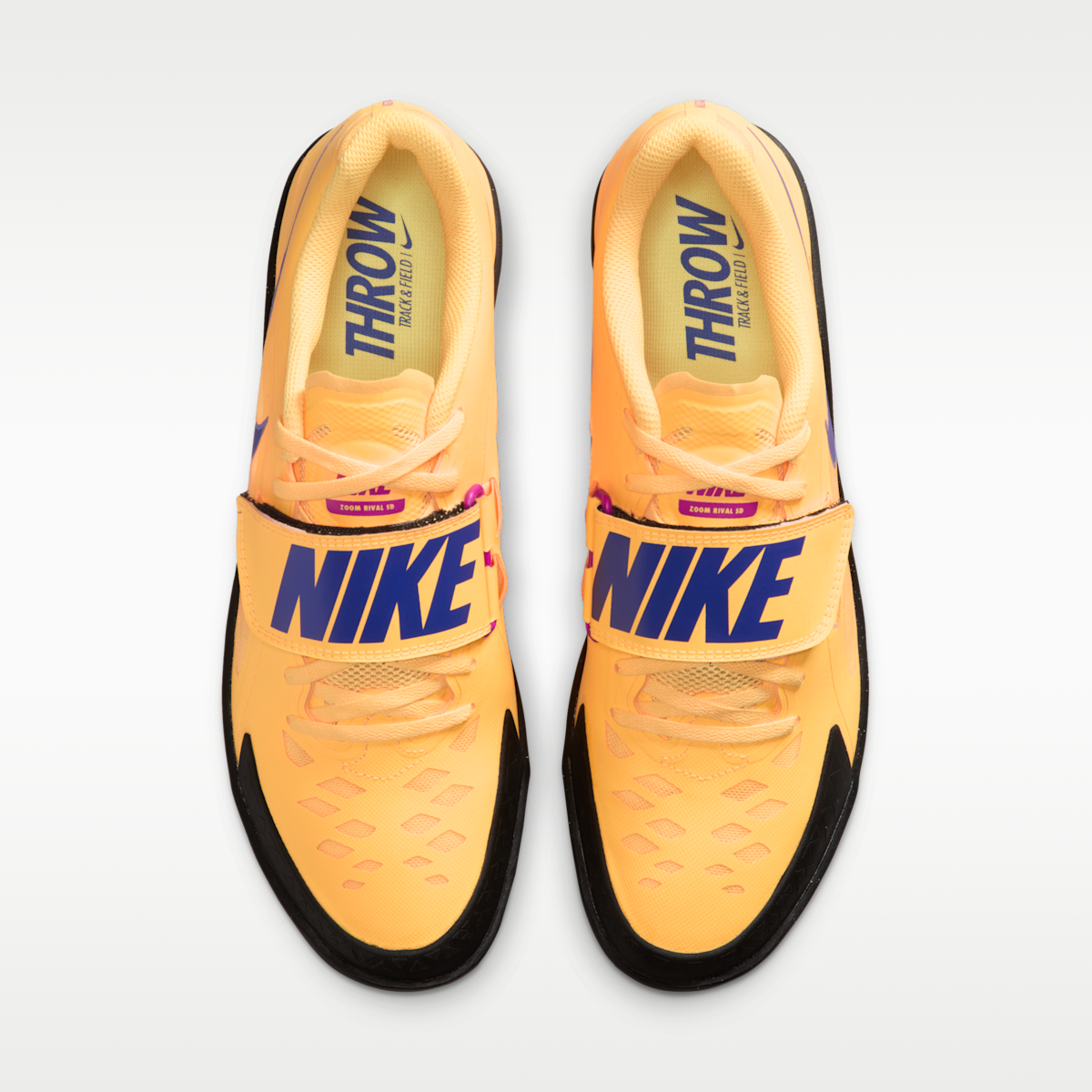 Women's Nike Zoom Rival SD 2 Track & Field Throwing Shoes - Citron Pulse/Hyper Violet/Lime Blast/Indigo Burst