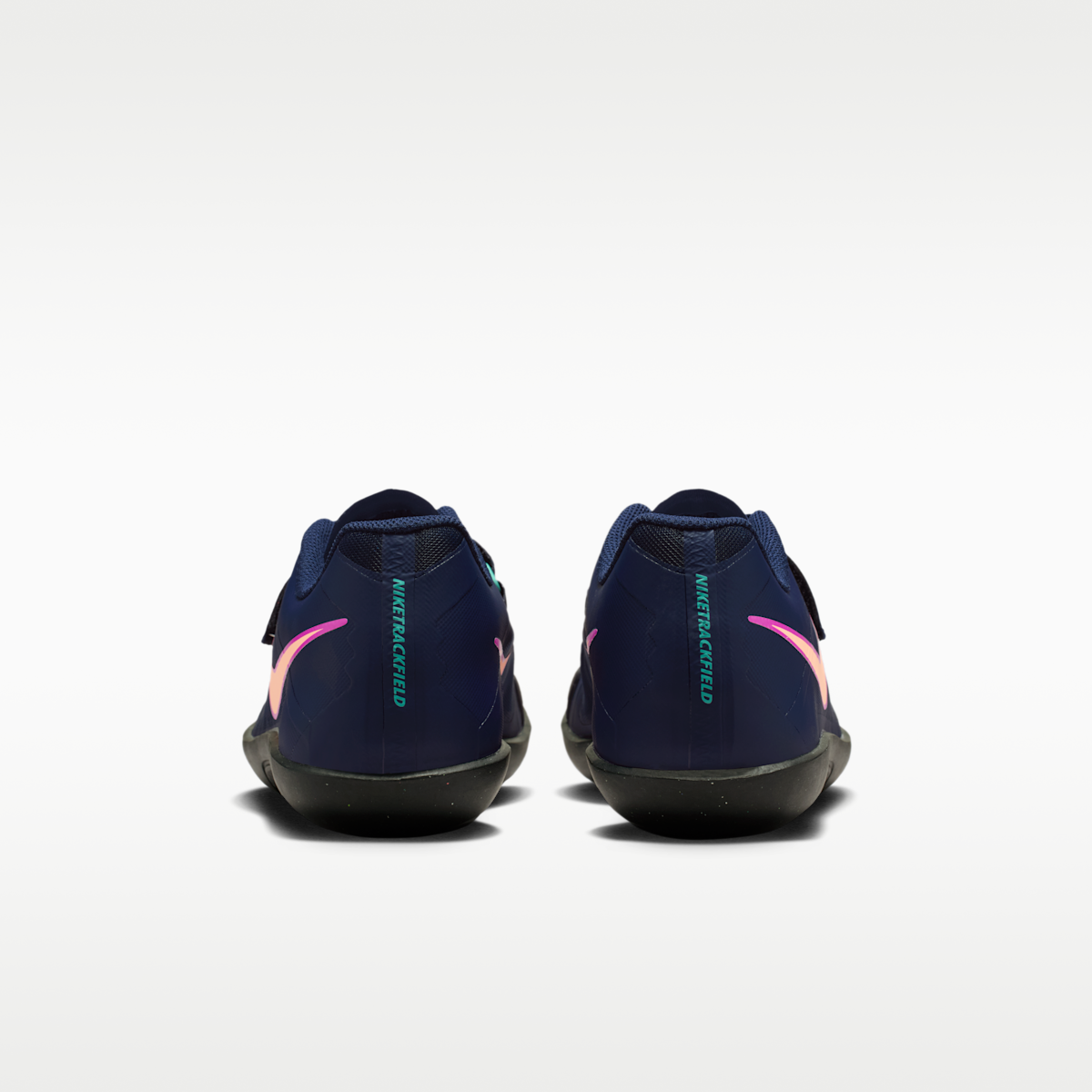 Women's Nike Zoom Rival SD 2 Track & Field Throwing Shoes - Obsidian/Hyper Violet/Hyper Turquoise/Orange Pulse