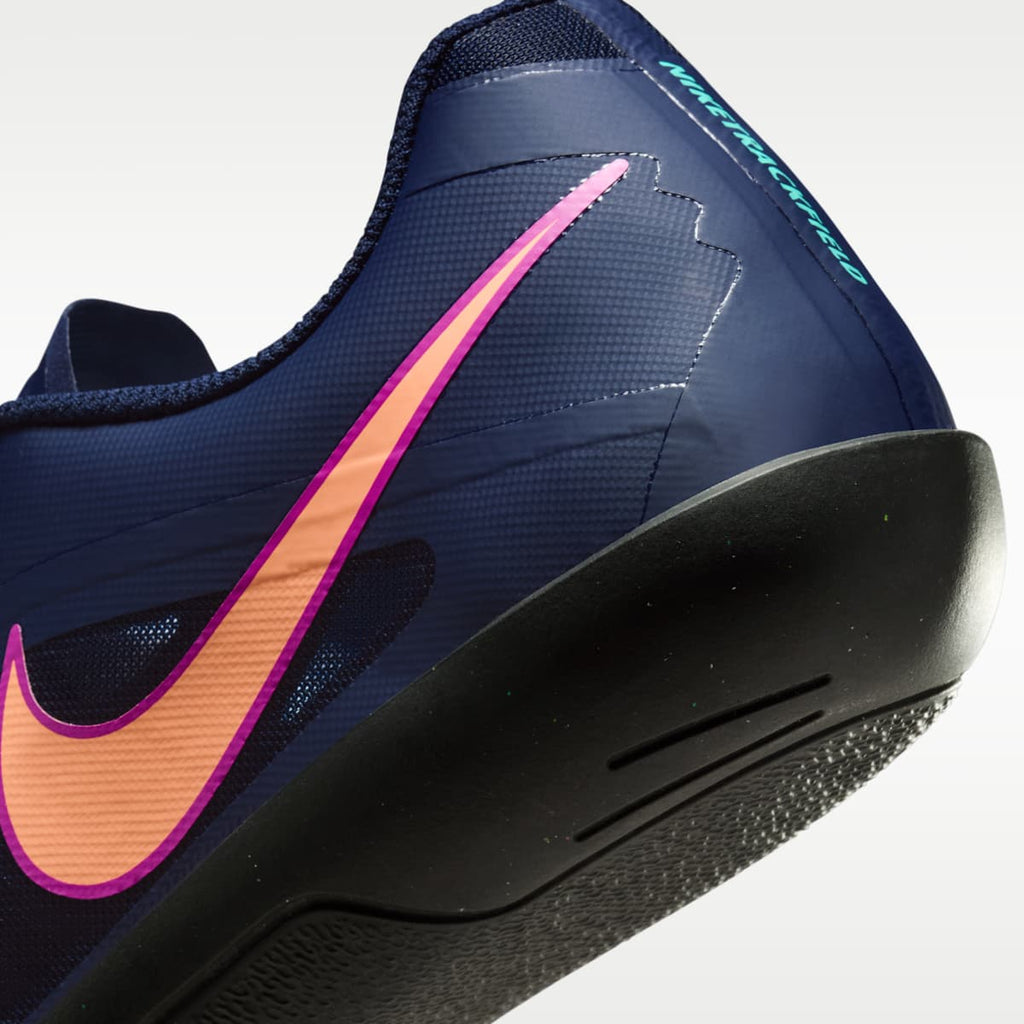 Nike Zoom Rival SD 2 Track & Field Throwing Shoes - Obsidian/Hyper Violet/Hyper Turquoise/Orange Pulse - Image 8