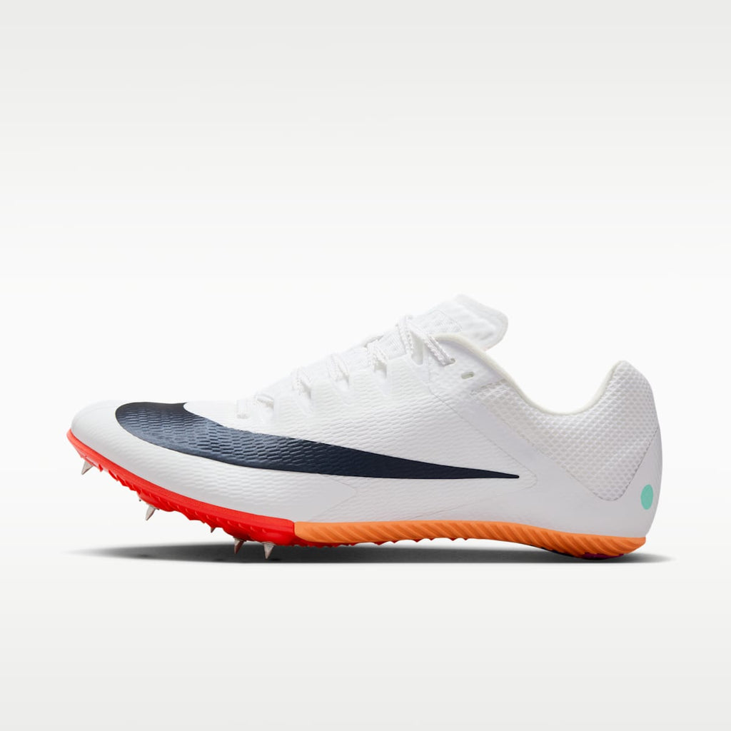 Nike Zoom Rival Sprint Track & Field Sprinting Spikes - White/Bright Crimson/Hyper Turquoise/Obsidian - Image 1