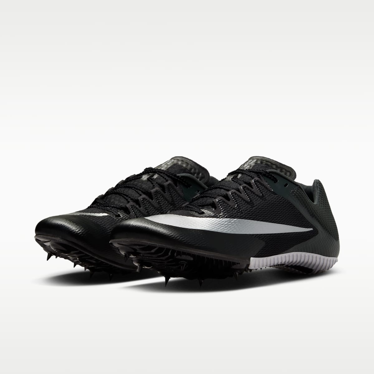 Women's Nike Zoom Rival Sprint Track & Field Sprinting Spikes - Black/Black/Metallic Silver
