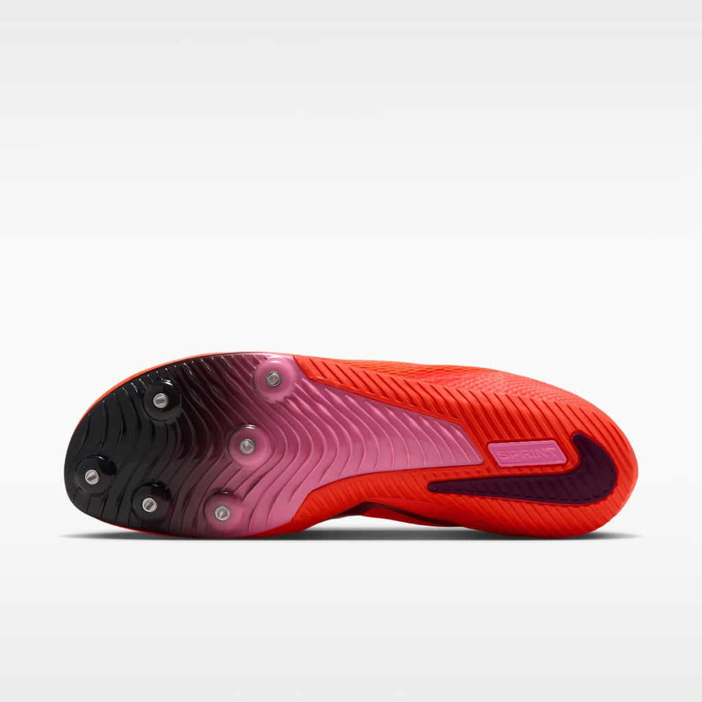Nike Zoom Rival Sprint Track & Field Sprinting Spikes - Hyper Orange/Hyper Crimson/Bordeaux/Pink Spell - Image 2