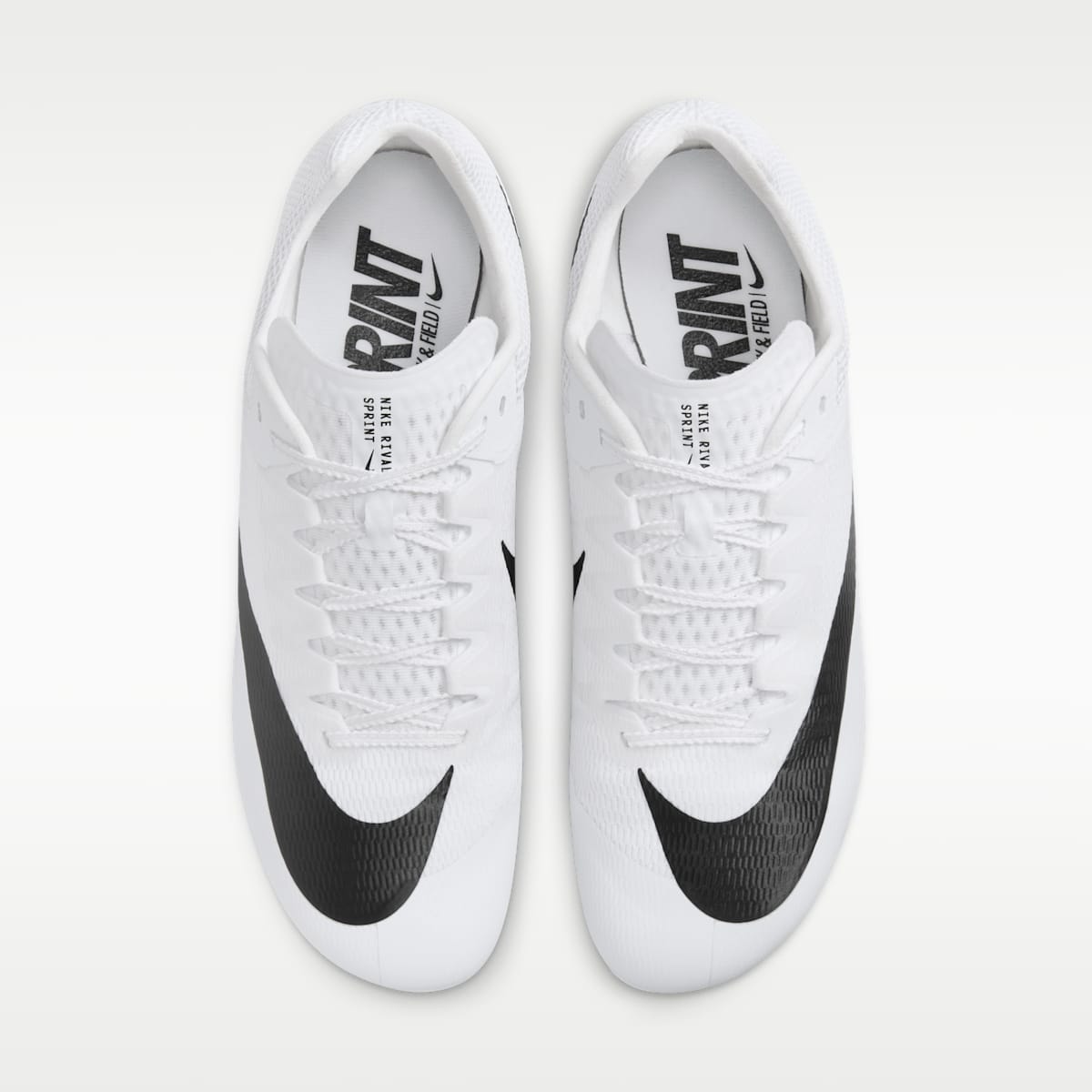 Women's Nike Zoom Rival Sprint Track & Field Sprinting Spikes - White/Metallic Silver/Black