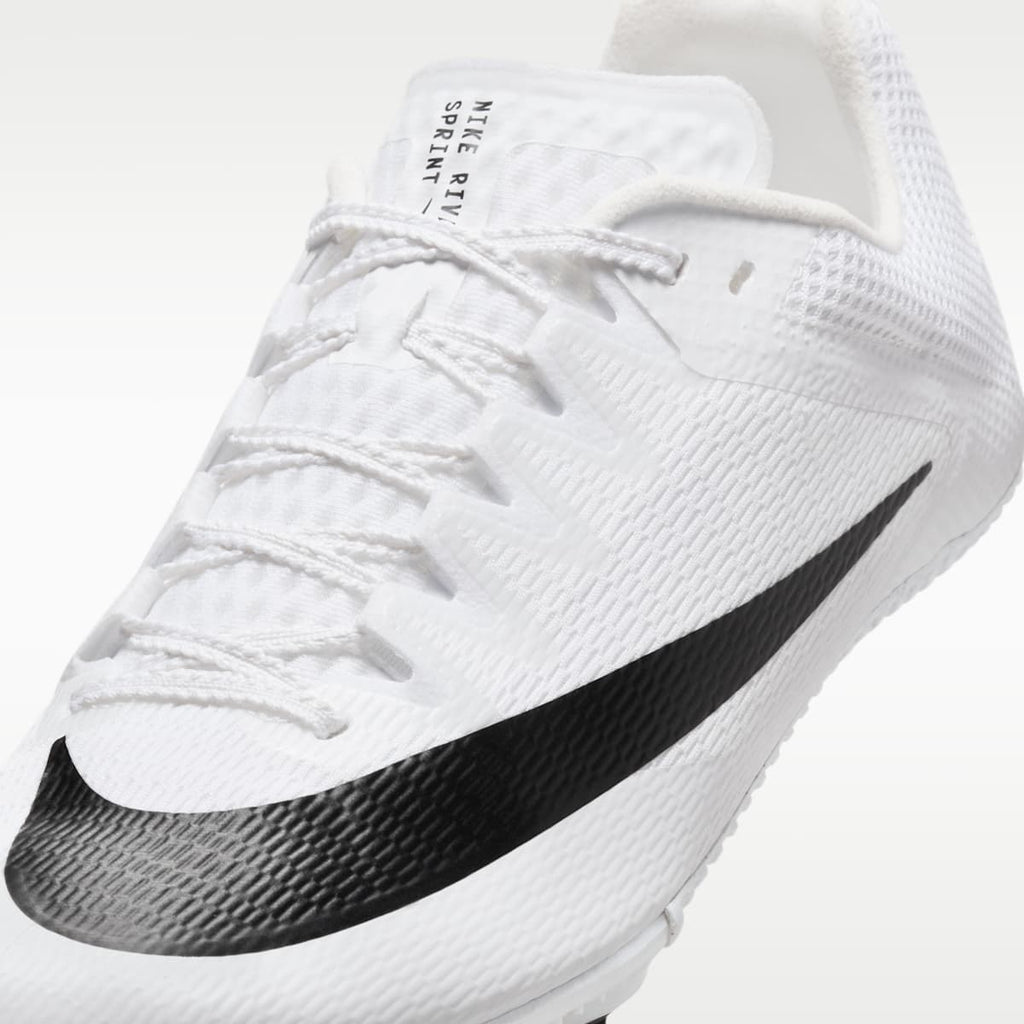 Women's Nike Zoom Rival Sprint Track & Field Sprinting Spikes - White/Metallic Silver/Black