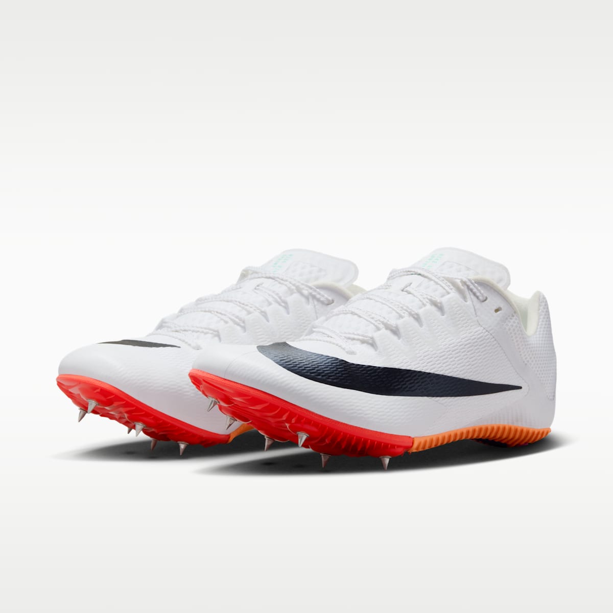 Nike Zoom Rival Sprint Track & Field Sprinting Spikes - White/Bright Crimson/Hyper Turquoise/Obsidian - Image 5