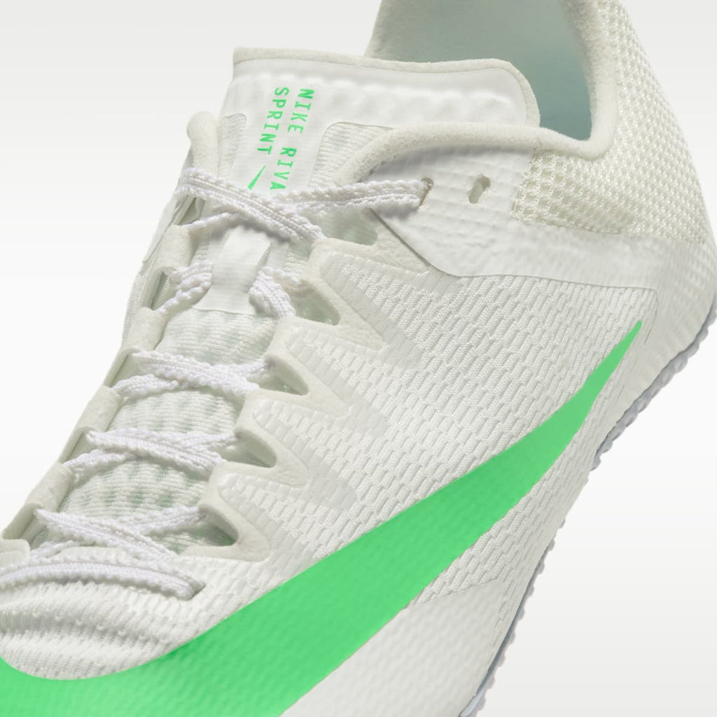 Nike Zoom Rival Sprint Track & Field Sprinting Spikes - Summit White/Atomic Pink/Aluminum/Electro Green - Image 8