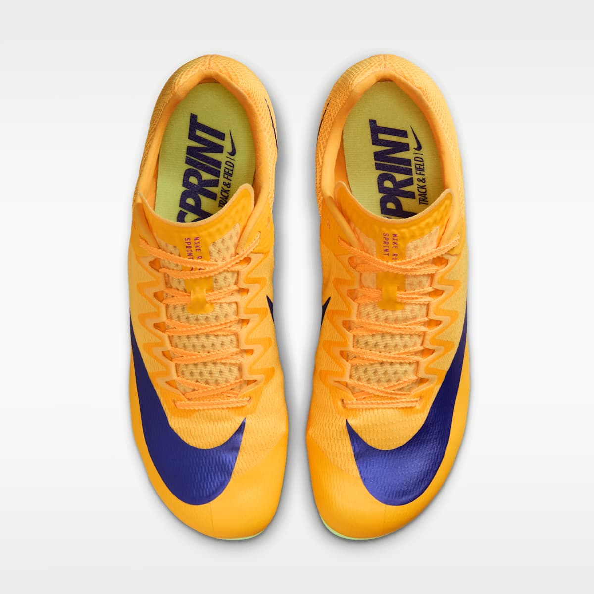 Women's Nike Zoom Rival Sprint Track & Field Sprinting Spikes - Citron Pulse/Hyper Violet/Volt Glow/Indigo Burst