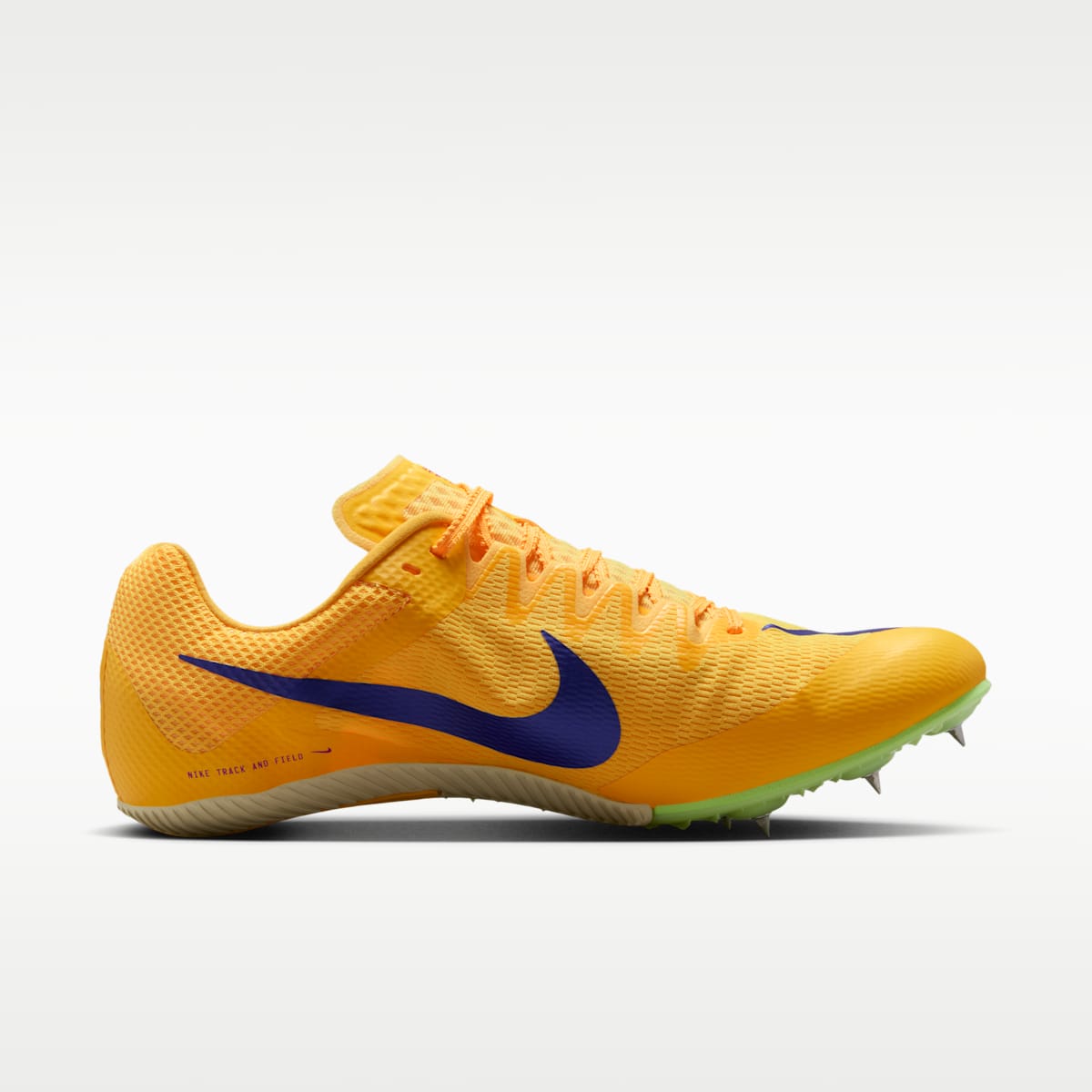 Nike Zoom Rival Sprint Track & Field Sprinting Spikes - Citron Pulse/Hyper Violet/Volt Glow/Indigo Burst - Image 3