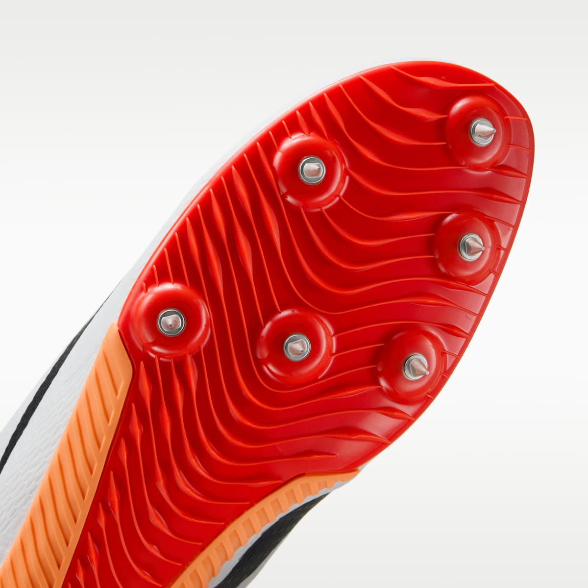 Nike Zoom Rival Sprint Track & Field Sprinting Spikes - White/Bright Crimson/Hyper Turquoise/Obsidian - Image 7