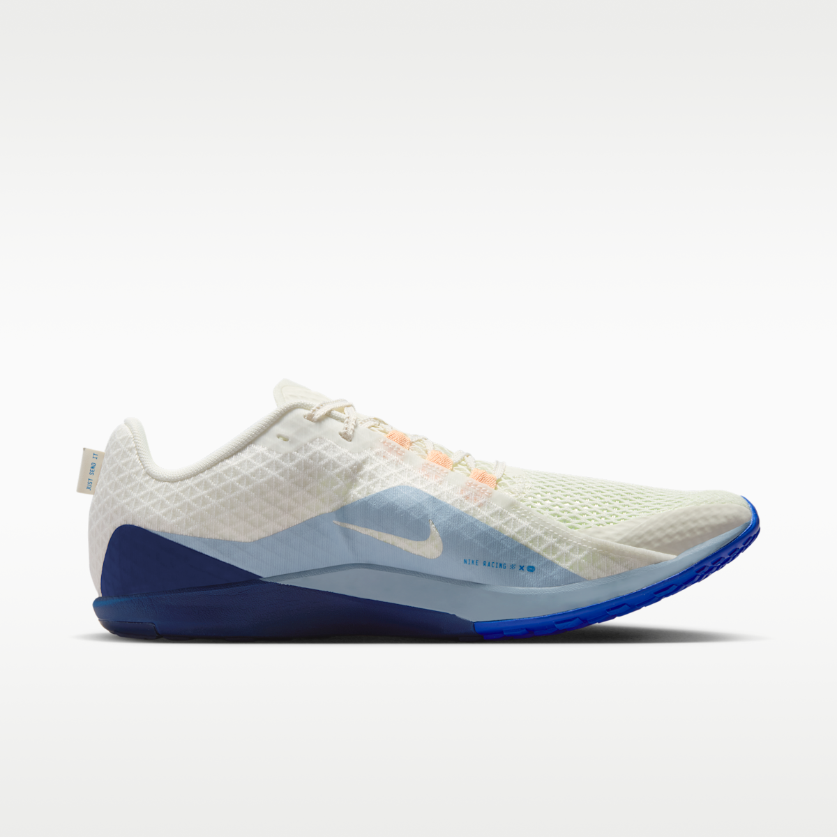 Women's Nike Zoom Rival Waffle 7 Road and Cross-Country Racing Shoes - Sail/Blue Void/Light Armory Blue/Racer Blue