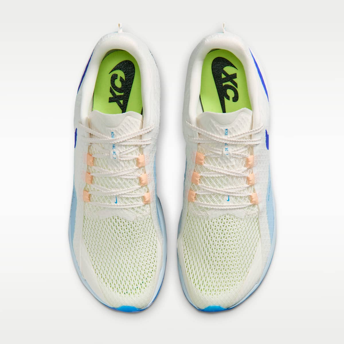 Nike Zoom Rival XC 7 Cross-Country Spikes - Sail/Blue Void/Light Armory Blue/Racer Blue - Image 4
