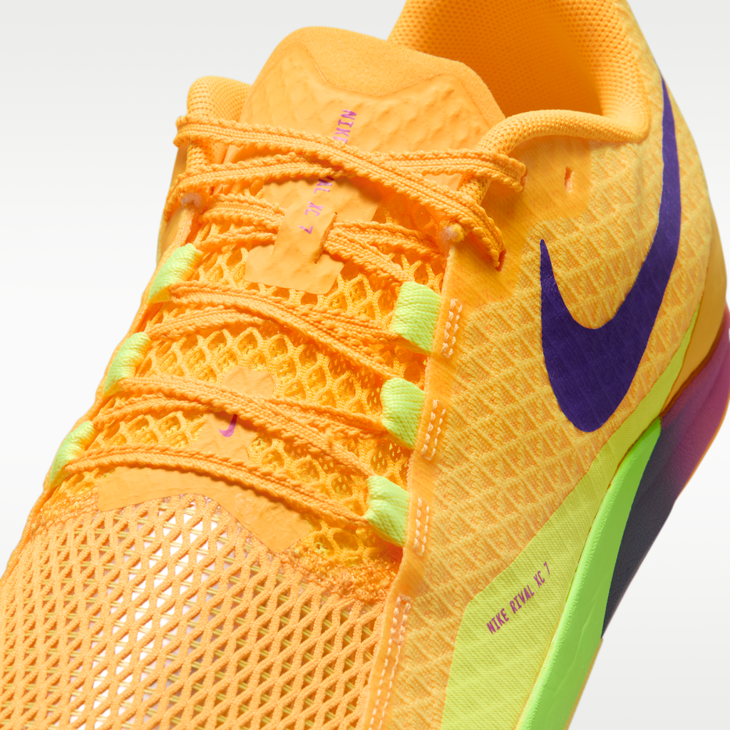 Women's Nike Zoom Rival XC 7 Cross-Country Spikes - Citron Pulse/Blue Void/Hyper Violet/Indigo Burst