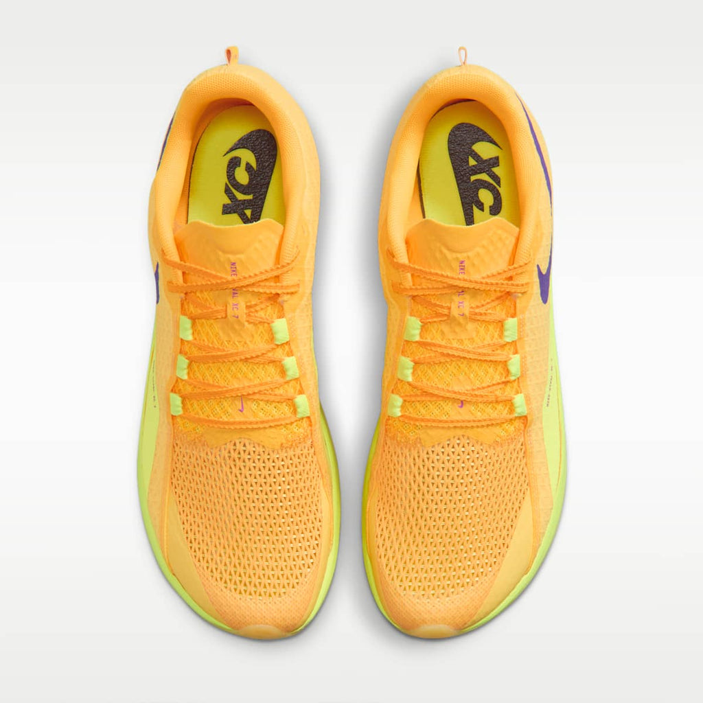 Nike Zoom Rival XC 7 Cross-Country Spikes - Citron Pulse/Blue Void/Hyper Violet/Indigo Burst - Image 4