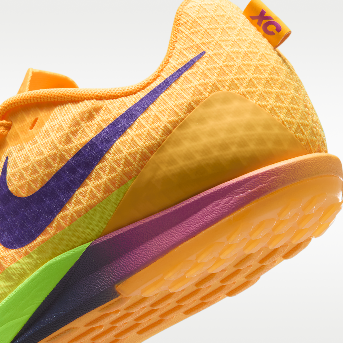 Women's Nike Zoom Rival XC 7 Cross-Country Spikes - Citron Pulse/Blue Void/Hyper Violet/Indigo Burst