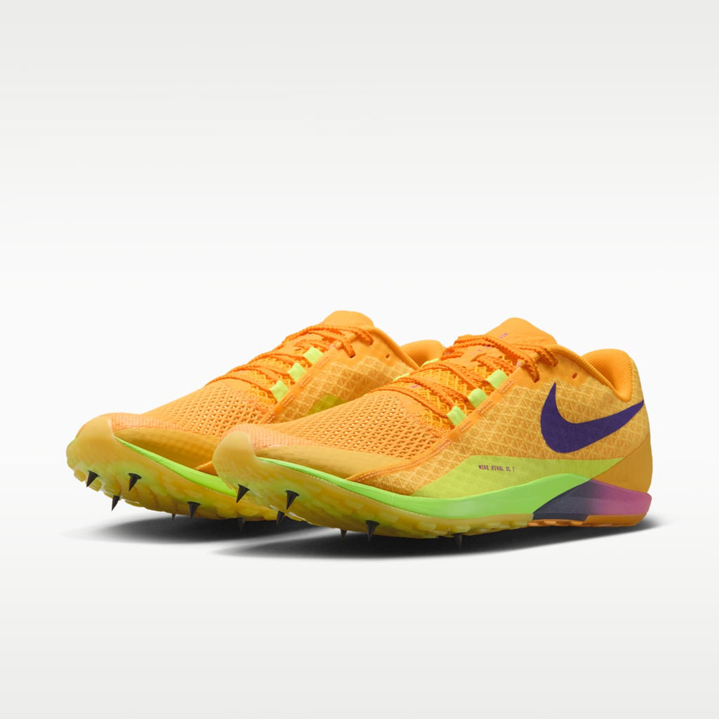 Nike Zoom Rival XC 7 Cross-Country Spikes - Citron Pulse/Blue Void/Hyper Violet/Indigo Burst - Image 5