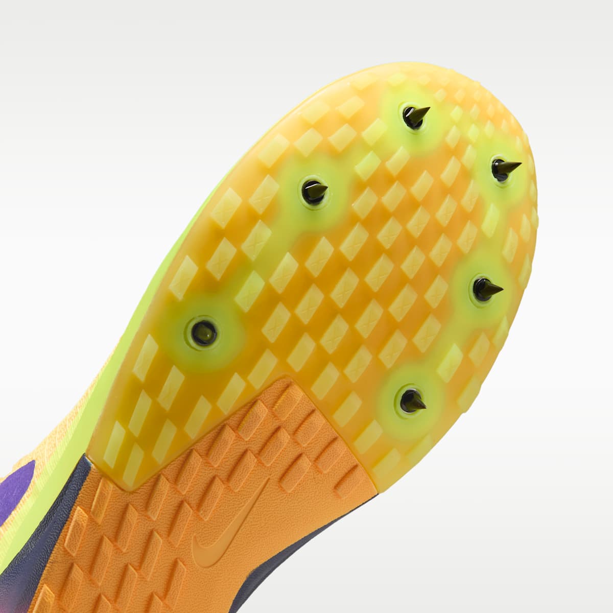 Nike Zoom Rival XC 7 Cross-Country Spikes - Citron Pulse/Blue Void/Hyper Violet/Indigo Burst - Image 7