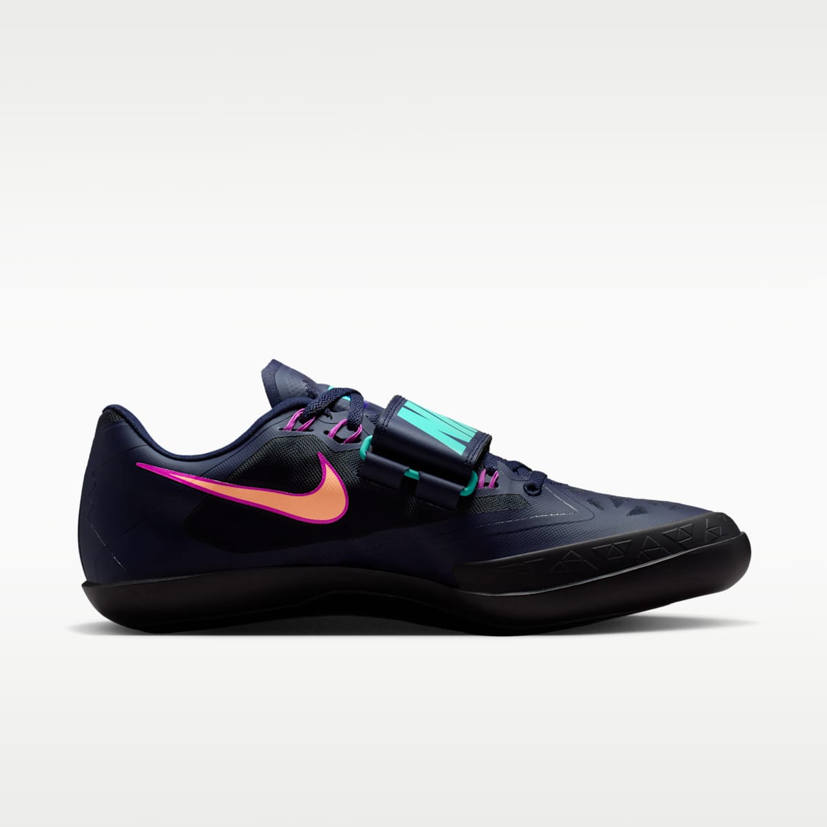 Nike Zoom SD 4 Track & Field Throwing Shoes - Obsidian/Hyper Violet/Hyper Turquoise/Orange Pulse - Image 3