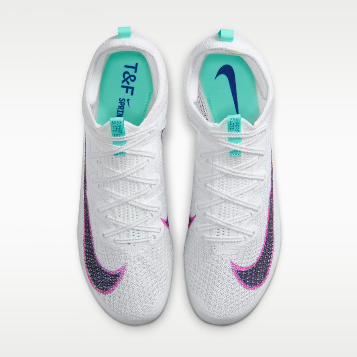 Nike Zoom Superfly Elite 2 Track & Field Sprinting Spikes - White/Bright Crimson/Hyper Violet/Obsidian - Image 4