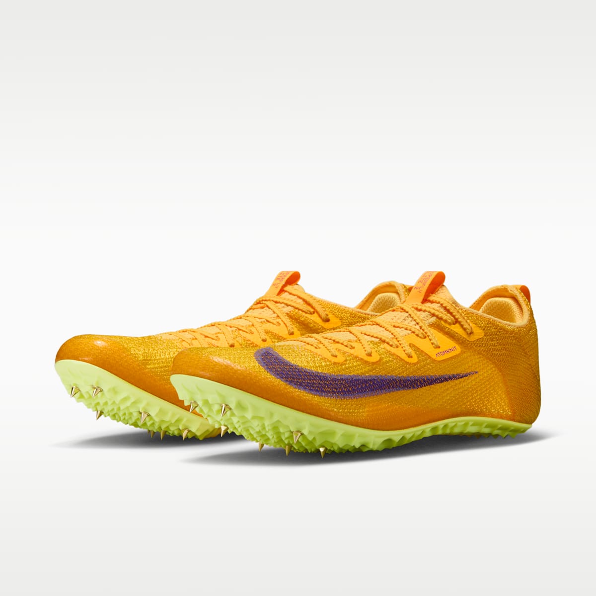 Nike Zoom Superfly Elite 2 Track & Field Sprinting Spikes - Citron Pulse/Volt Ice/Laser Orange/Indigo Burst - Image 5