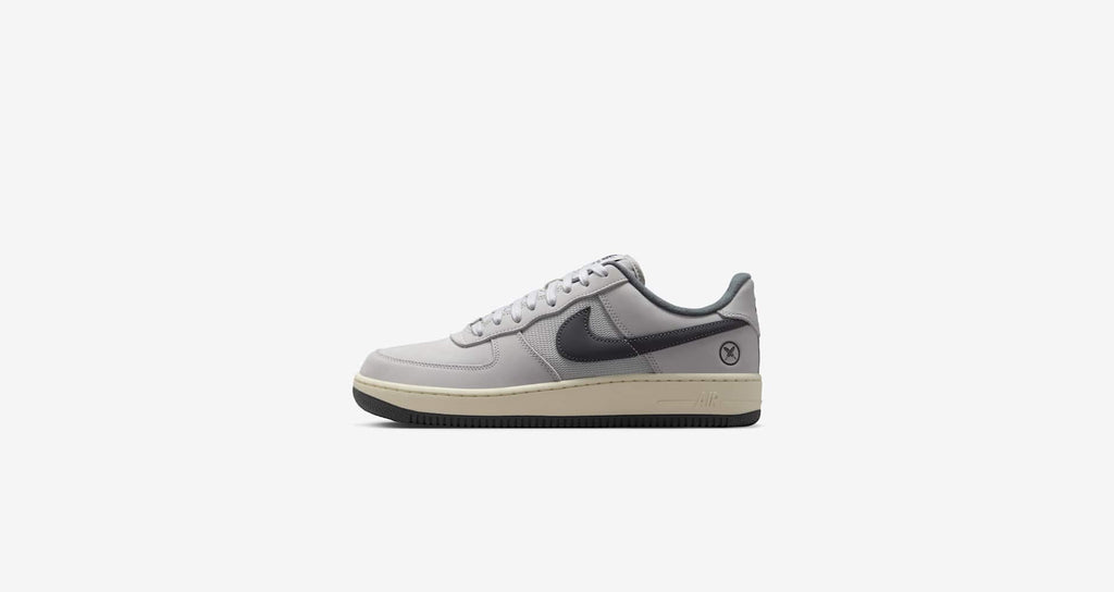 Women's Nike SB Air Force 1 x Yuto Skate Shoes - White/White/Coconut Milk/Iron Grey