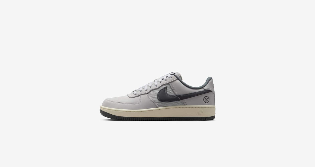 Women's Nike SB Air Force 1 x Yuto Skate Shoes - White/White/Coconut Milk/Iron Grey
