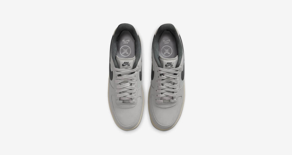Women's Nike SB Air Force 1 x Yuto Skate Shoes - White/White/Coconut Milk/Iron Grey
