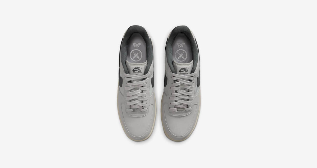 Women's Nike SB Air Force 1 x Yuto Skate Shoes - White/White/Coconut Milk/Iron Grey