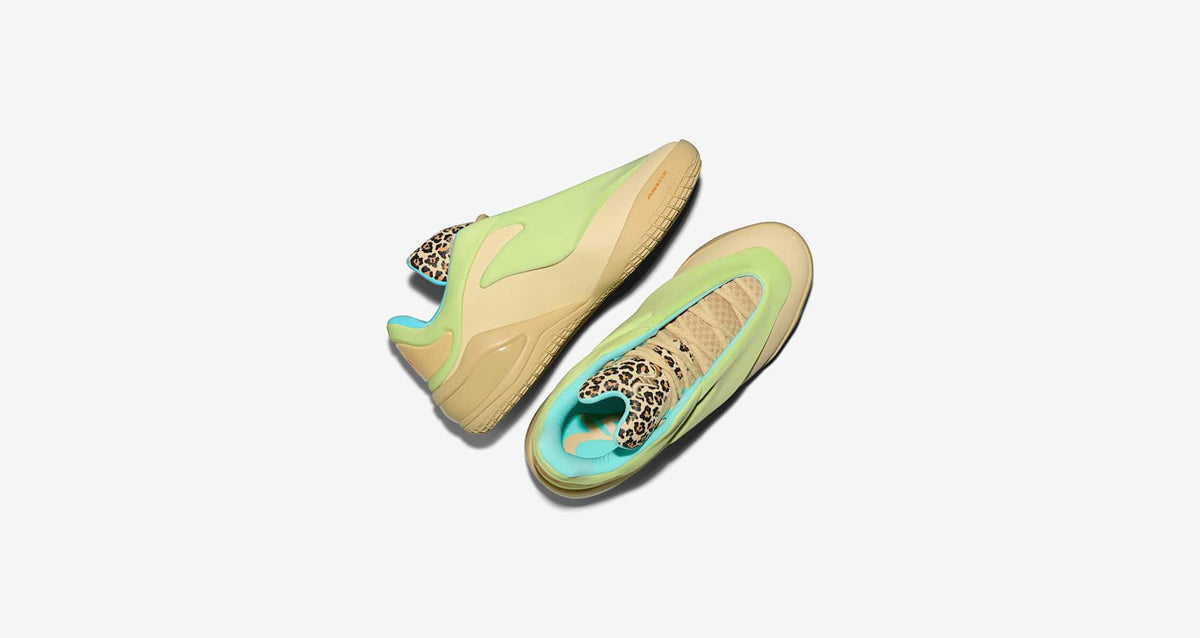 Women's SHAI 001 Lace Up Shoes - Straw/Lime